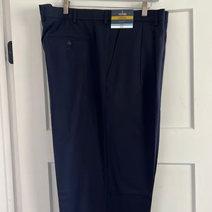 Men’s Dress Slacks Navy Blue Big & Tall. 44 X 34